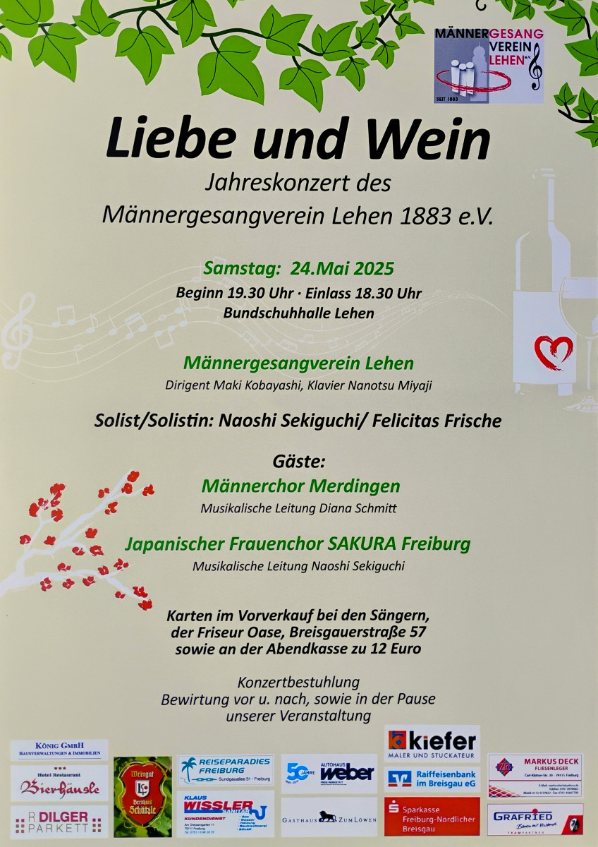 Konzert Plakat 2025