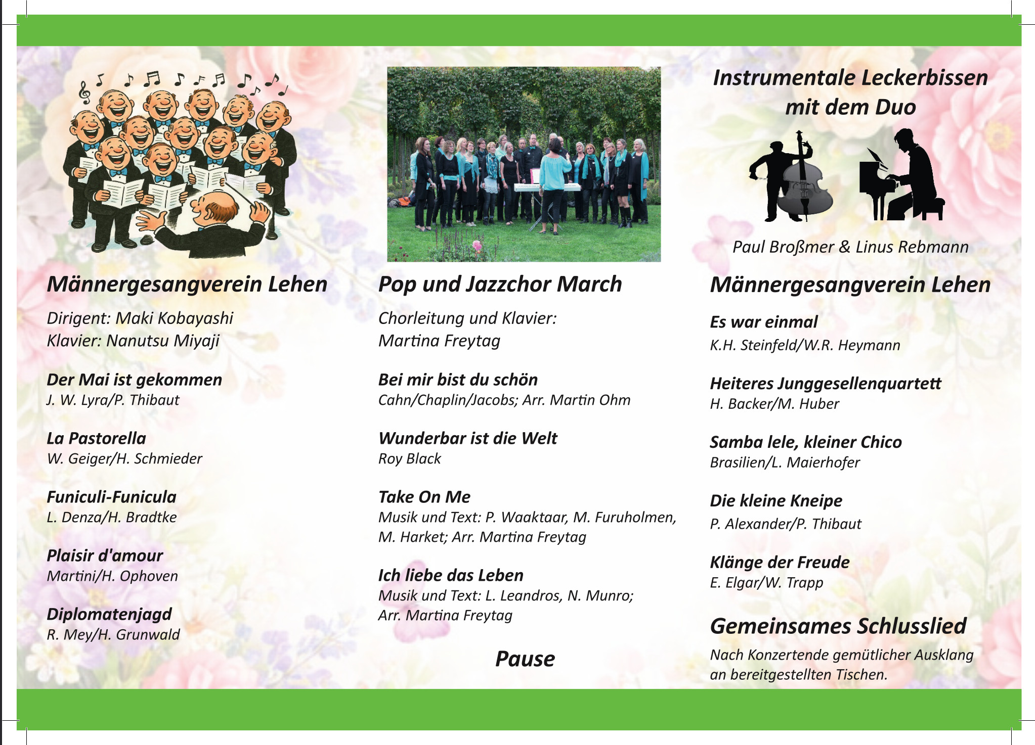 Konzert Programm 2026